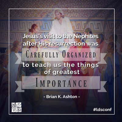 Quote from Elder Brian K. Ashton's October 016 General Conference Address. Image by Book of Mormon Central.