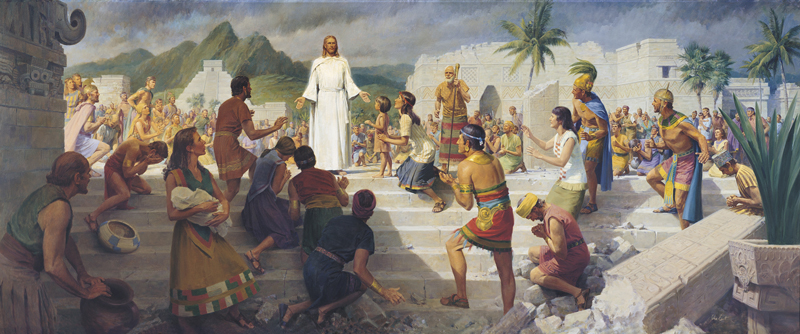 Jesus Teaching in the Western Hemisphere by John Scott