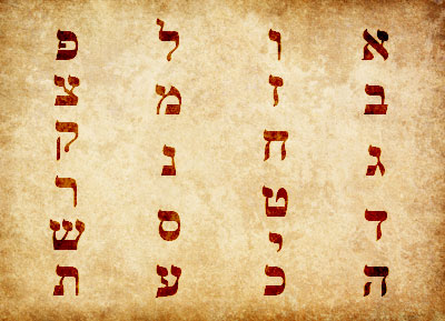 Hebrew acrostics used the letters of the alphabet to create poetic patterns. Hebrew Alphabet by Book of Mormon Central