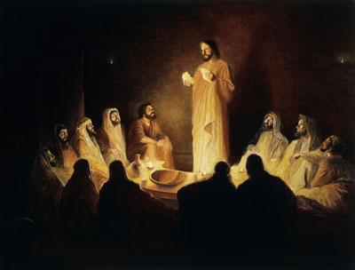 Jesus Institutes the Sacrament by Gary E. Smith