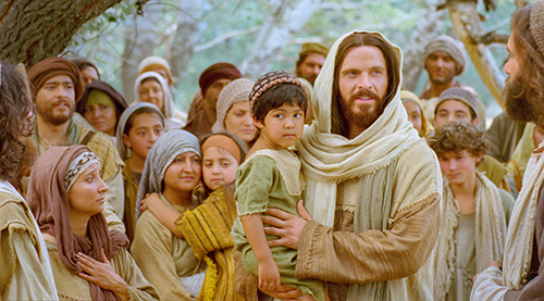 Christ and children. Image via lds.org