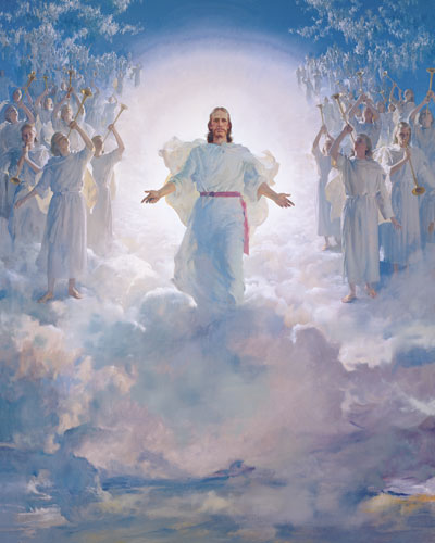 All are exhorted to prepare the path for the Lord's Second Coming. The Second Coming by Harry Anderson. Image via lds.org.
