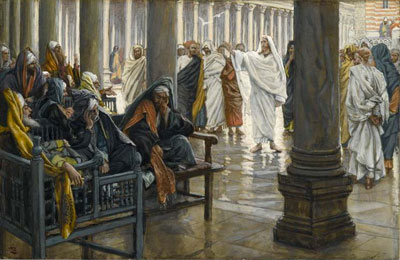 Jewish rabbis throughout the ages debated over the strict rules of vessel purity. Woe unto You, Scribes and Pharisees by James Tissot.