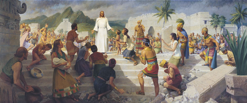 Jesus Christ Visits the Americas by John Scott