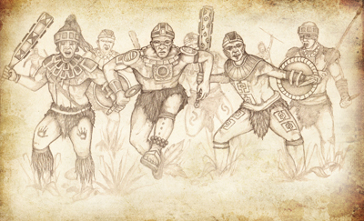 The war attire of the Zoramites and Lamanites was inferior to the armor of the Nephites. Image by Jody Livingston.