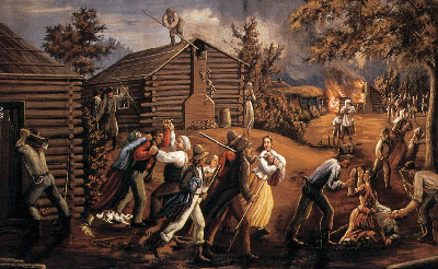 Haun's Mill Massacre by C.C.A. Christensen