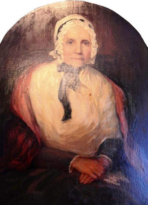 Portrait of Lucy Mack Smith via Wikimedia Commons