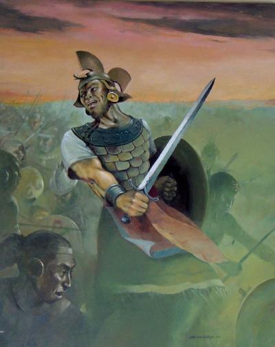 "Mormon en Batalla" by Jorge Cocco