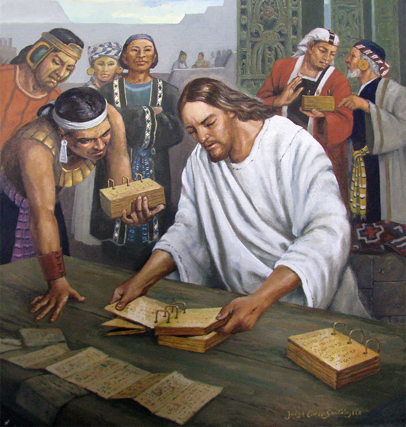 Jesucristo revisa las planchas by Jorge Cocco.