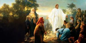 Christ revealing himself to the people of the New World. Image via sistereskanderl.com