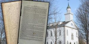 Doctrine and Covenants 88 and 109 via The Joseph Smith Papers. Image of the Kirtland Temple via Kenneth Mays