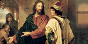 "Christ and the Rich Young Ruler" by Heinrich Hofmann