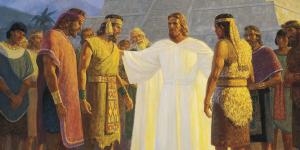 Christ with Three Nephite Disciples by Gary L. Kapp