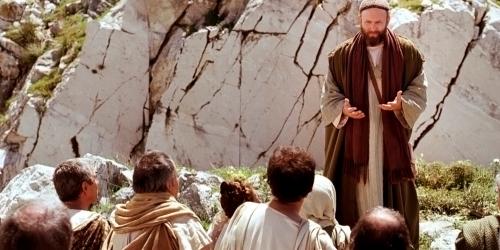 Paul preaches to Athenians on Mars Hill.