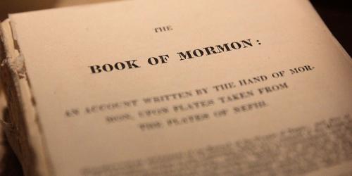 The title page of the Book of Mormon as it appeared in its first printing. Image courtesy the Church of Jesus Christ of Latter-day Saints.